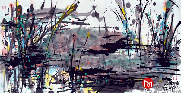 韩宁《池塘印象》